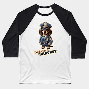 Dachshund police Baseball T-Shirt